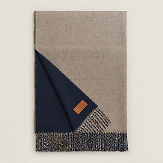na. e Cashmere Multiway Stole Brown Double Face stole - Brown | Hermès Singapore